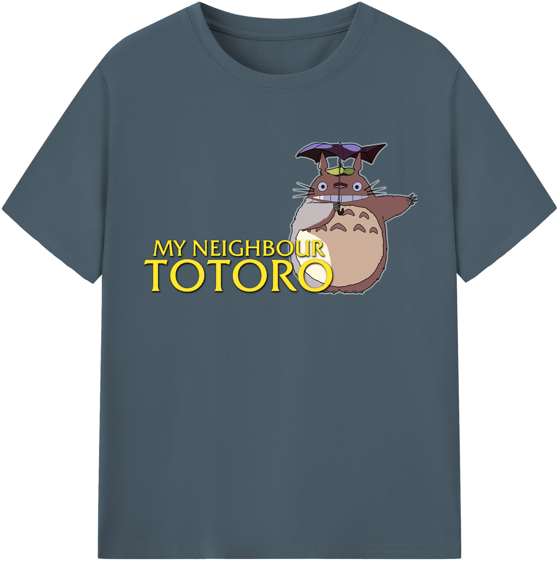（画像用） となりのトトロ 草壁メイ 草壁サツキ My Neighbor Totoro Satsuki Kusakabe Mei Kusakabe 綿100％半袖Tシャツ（フロントプリント）